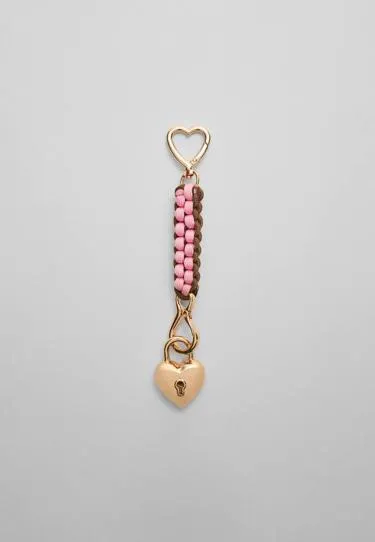 PADLOCK HEART CHARM