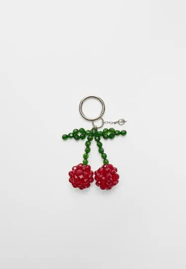 CHERRY CHARM KEYRING