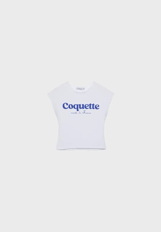 Футболка с принтом Coquette