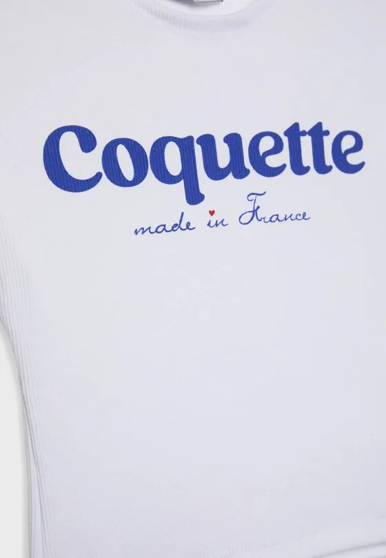 Футболка с принтом Coquette