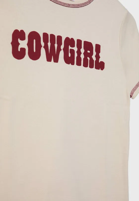 Футболка с принтом Cowgirl